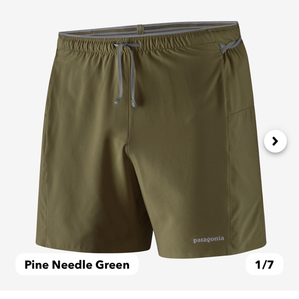 Patagonia Strider shorts 7 inches medium